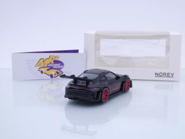Preview: Norev 750062 # Porsche 911 (992) GT3 RS Baujahr 2022 " schwarz-pyrorot " 1:43