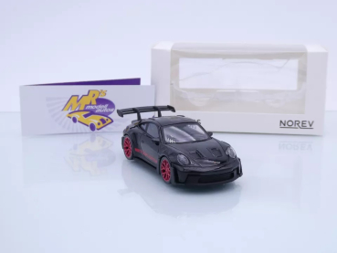 Preview: Norev 750062 # Porsche 911 (992) GT3 RS Baujahr 2022 " schwarz-pyrorot " 1:43