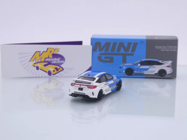 Preview: TSM MINI GT MGT00753-L # Honda Civic Type R #3 LHD blue " Pace Car 2023 " 1:64