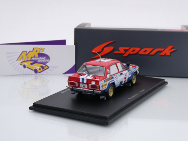 Preview: Spark S7772 # Datsun Violet GT Nr.5 2nd Safari Rallye 1981 " L. Drews " 1:43
