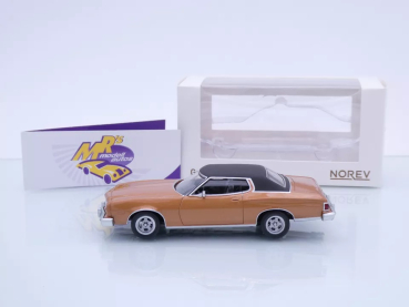Preview: Norev 270587 # Ford Gran Torino Baujahr 1972 " bronzemetallic-schwarz " 1:43