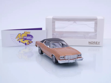 Preview: Norev 270587 # Ford Gran Torino Baujahr 1972 " bronzemetallic-schwarz " 1:43