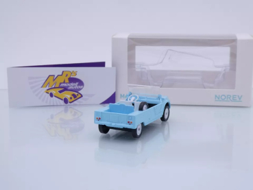 Preview: Norev 150924 # Citroen Mehari offen Baujahr 1968 " hellblau-weiß " 1:43