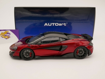 Preview: AUTOart 76085 # McLaren 600LT Sportwagen Baujahr 2019 " vermillion rot " 1:18
