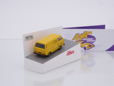 Preview: Schuco 26712 # VW T3b Kasten Baujahr 1979 gelb " Deutsche Post " 1:87