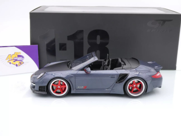 Preview: GT Spirit GT463 # Porsche 911 (997) LB-Works Baujahr 2016 " graumetallic-mattschwarz " 1:18