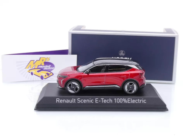 Preview: Norev 517936 # Renault Scenic E-Tech Baujahr 2024 " rotmetallic-schwarz " 1:43