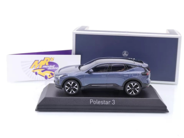 Preview: Norev 873011 # Polestar 3 Limousine Baujahr 2024 " Midnight - dunkelblaumetallic " 1:43