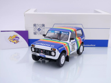 Solido S1807305 # Lada Niva Nr.182 Paris Dakar 1984 " Jabouille - Sardou " 1:18