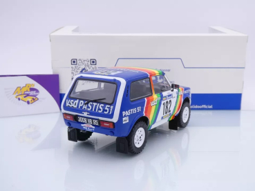 Preview: Solido S1807305 # Lada Niva Nr.182 Paris Dakar 1984 " Jabouille - Sardou " 1:18