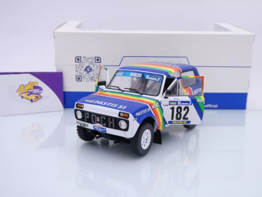 Preview: Solido S1807305 # Lada Niva Nr.182 Paris Dakar 1984 " Jabouille - Sardou " 1:18