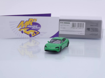 Minichamps 870068402 # Porsche Taycan Turbo S Baujahr 2019 " giftgrün " 1:87