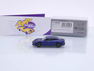 Preview: Minichamps 870068401 # Porsche Taycan Turbo S Baujahr 2019 " dunkelblau " 1:87