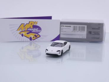 Minichamps 870068400 # Porsche Taycan Turbo S Baujahr 2019 " weißmetallic " 1:87