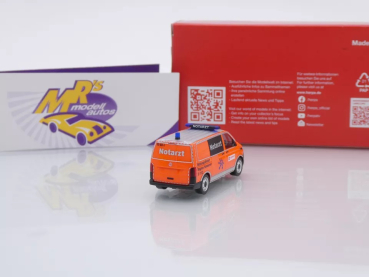 Preview: Herpa 097864 # Volkswagen VW T6.1 Halbbus " Johanniter Region Hannover " 1:87
