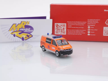 Preview: Herpa 097864 # Volkswagen VW T6.1 Halbbus " Johanniter Region Hannover " 1:87