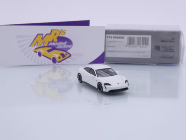 Preview: Minichamps 870068400 # Porsche Taycan Turbo S Baujahr 2019 " weißmetallic " 1:87