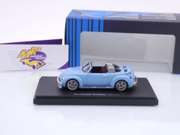 Preview: Autocult Avenue 60149 # Memminger Roadster Baujahr 2018 " Gulfblau " 1:43