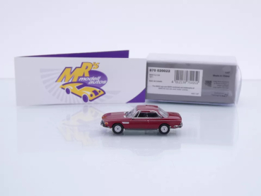 Preview: Minichamps 870020022 # BMW 3,0 CSI Baujahr 1971 " dunkelrotmetallic " 1:87
