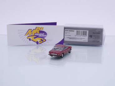 Preview: Minichamps 870020022 # BMW 3,0 CSI Baujahr 1971 " dunkelrotmetallic " 1:87