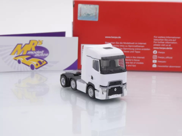 Preview: Herpa 315104-003 # Renault T Facelift 3-achs 6x2 Zugmaschine " weiß " 1:87