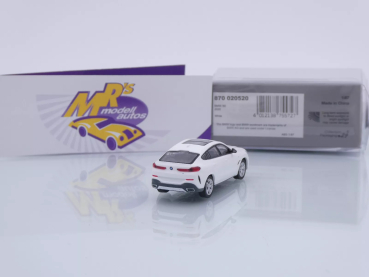 Preview: Minichamps 870020520 # BMW X6 (F16) SUV Baujahr 2020 " weiß " 1:87