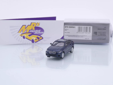 Minichamps 870020521 # BMW X6 (F16) SUV Baujahr 2020 " dunkelblaumetallic " 1:87