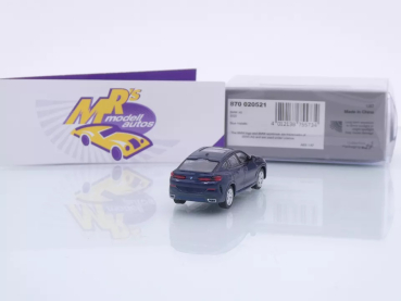 Preview: Minichamps 870020521 # BMW X6 (F16) SUV Baujahr 2020 " dunkelblaumetallic " 1:87