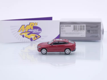 Preview: Minichamps 870020522 # BMW X6 (F16) SUV Baujahr 2020 " dunkelrotmetallic " 1:87