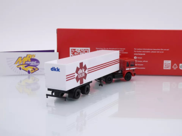 Preview: Herpa 317924 # Roman Diesel Koffer-Sattelzug " DKK Kühlung / VEB Meißen " 1:87