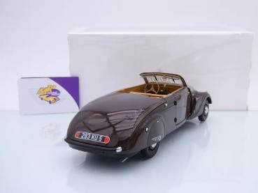 Preview: Norev 184873 # Peugeot 402 Ecplise Cabriolet Baujahr 1937 " schokobraun " 1:18