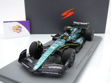 Preview: Spark 18S900 # Aston Martin AMR23 F1 #14 Monaco GP 2023 " Fernando Alonso " 1:18