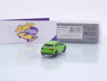 Preview: Minichamps 870010102 # Audi RSQ3 Sportback Baujahr 2019 in " giftgrün " 1:87