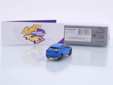 Preview: Minichamps 870010104 # Audi RSQ3 Sportback Baujahr 2019 in " blau " 1:87