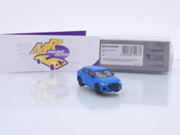 Preview: Minichamps 870010104 # Audi RSQ3 Sportback Baujahr 2019 in " blau " 1:87