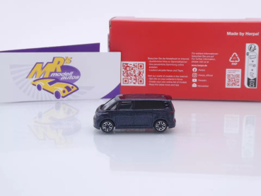 Preview: Herpa 431125 # Volkswagen VW ID.Buzz Baujahr 2022 " dunkelblaumetallic " 1:87