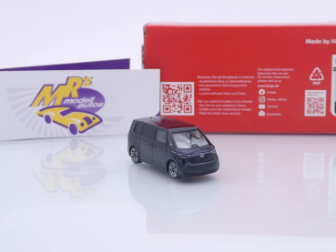 Preview: Herpa 431125 # Volkswagen VW ID.Buzz Baujahr 2022 " dunkelblaumetallic " 1:87