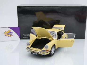 Preview: Kyosho 08969Y # Porsche 911 (901) Coupe Baujahr 1964 " Champagne Yellow " 1:18