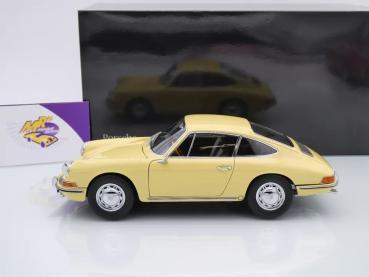 Preview: Kyosho 08969Y # Porsche 911 (901) Coupe Baujahr 1964 " Champagne Yellow " 1:18