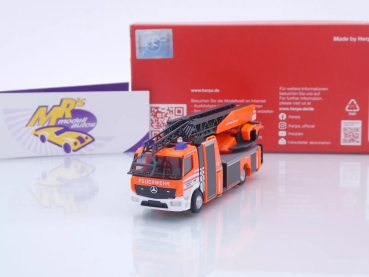 Herpa 097840 # Mercedes Atego Rosenbauer Drehleiter " Feuerwehr Bremen " 1:87