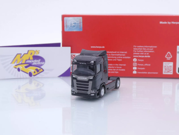 Herpa 310192-002 # Scania CS20 ND 2-achs Zugmaschine " schwarz " 1:87