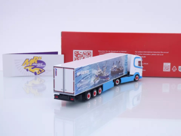 Preview: Herpa 317955 # DAF XG+ Kühlkoffer-Sattelzug " Vebatrans Transport NL " 1:87