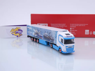 Preview: Herpa 317955 # DAF XG+ Kühlkoffer-Sattelzug " Vebatrans Transport NL " 1:87