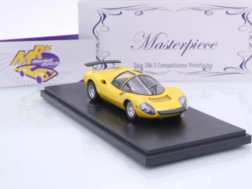 Preview: Autocult 90267 # Ferrari Dino 206 S Pininfarina Baujahr 1967 " ferrarigelb " 1:43