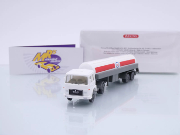Wiking 0805 97 # MAN F7 Tank-Sattelzug Baujahr 1967-72 weiß-rot " Esso " 1:87