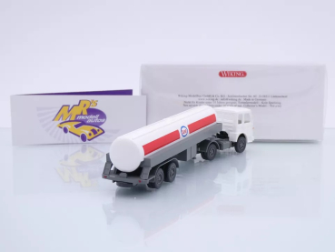 Preview: Wiking 0805 97 # MAN F7 Tank-Sattelzug Baujahr 1967-72 weiß-rot " Esso " 1:87