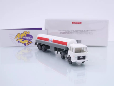Preview: Wiking 0805 97 # MAN F7 Tank-Sattelzug Baujahr 1967-72 weiß-rot " Esso " 1:87