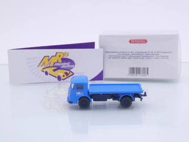 Preview: Wiking 0476 06 # Büssing 4500 Flachpritschen-LKW Baujahr 1953-55 " Seefische " 1:87