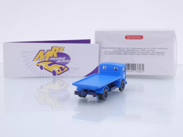 Preview: Wiking 0476 06 # Büssing 4500 Flachpritschen-LKW Baujahr 1953-55 " Seefische " 1:87