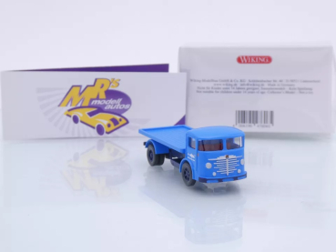 Preview: Wiking 0476 06 # Büssing 4500 Flachpritschen-LKW Baujahr 1953-55 " Seefische " 1:87